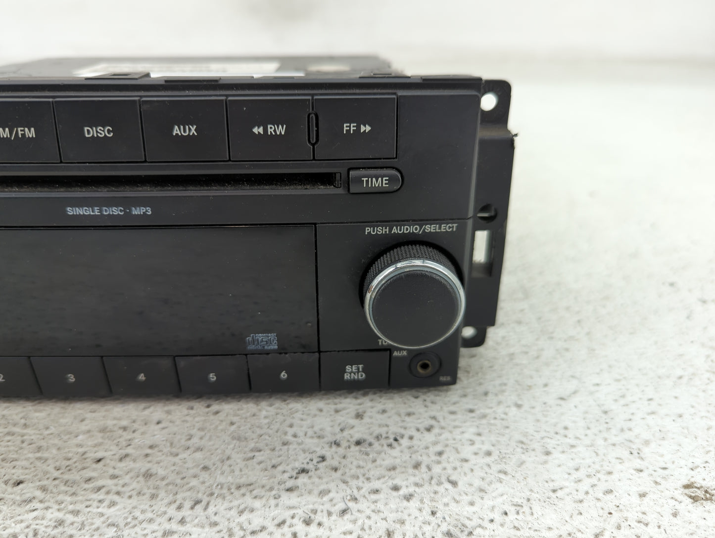 2009-2010 Dodge Ram 1500 Radio AM FM Cd Player Receiver Replacement P/N:P05091224AD Fits Fits 2008 2009 2010 2011 OEM Used A