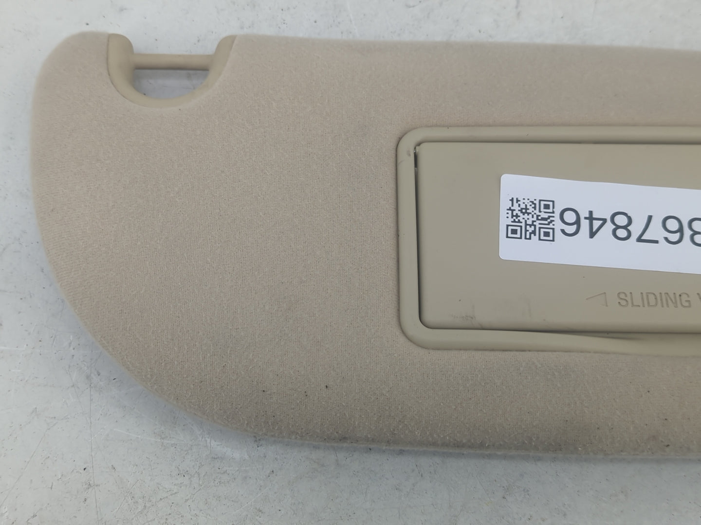 2009-2011 Ford Crown Victoria Sun Visor Shade Replacement Passenger Right Mirror Fits Fits 2009 2010 2011 OEM Used Auto Part