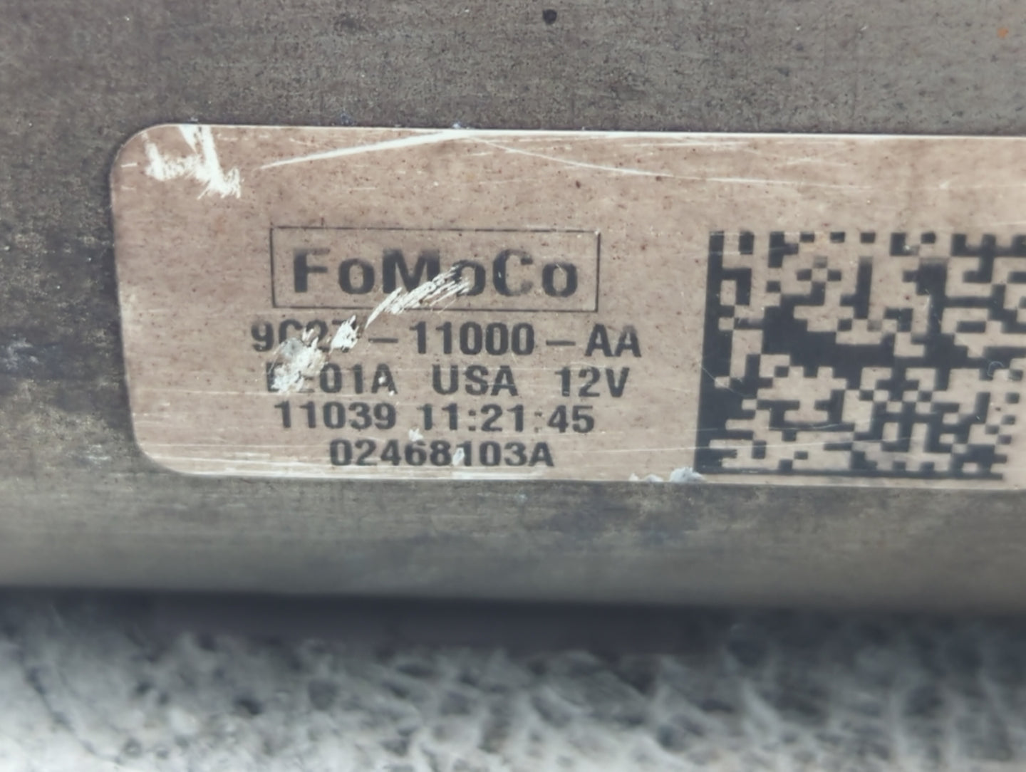 2009-2011 Ford Crown Victoria Car Starter Motor Solenoid OEM P/N:9C27-11000-AA Fits OEM Used Auto Parts - Oemusedautoparts1.