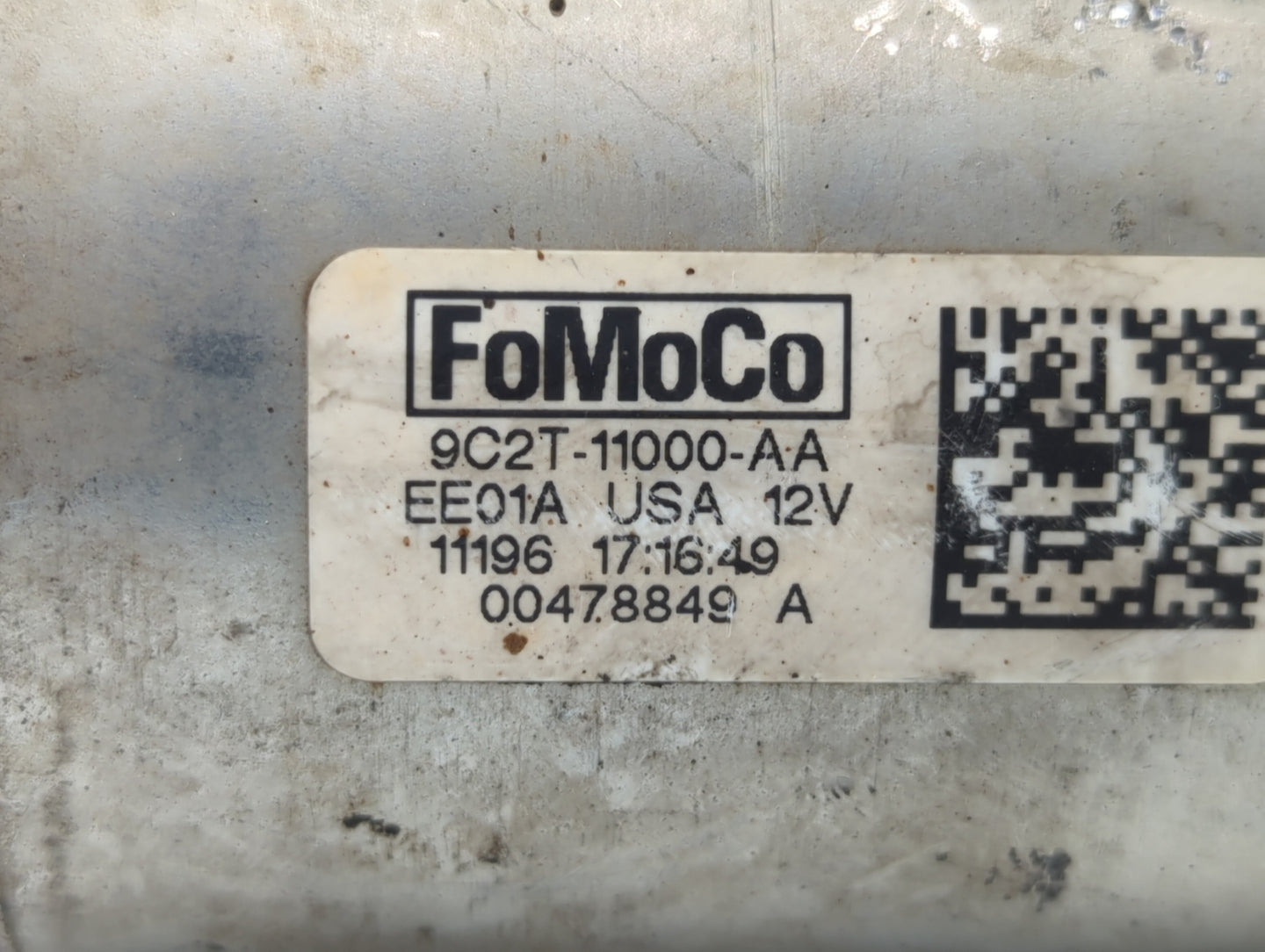2002-2013 Ford E-150 Car Starter Motor Solenoid OEM P/N:9C2T-11000-AA Fits OEM Used Auto Parts - Oemusedautoparts1.com