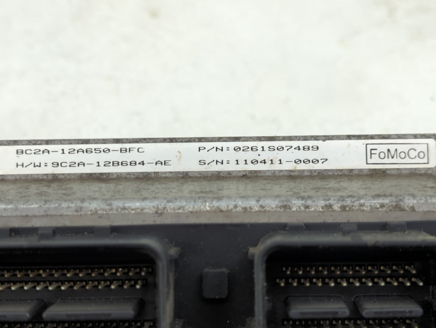2011-2012 Ford E-250 PCM Engine Control Computer ECU ECM PCU OEM P/N:BC2A-BFC Fits Fits 2011 2012 OEM Used Auto Parts - Oemu
