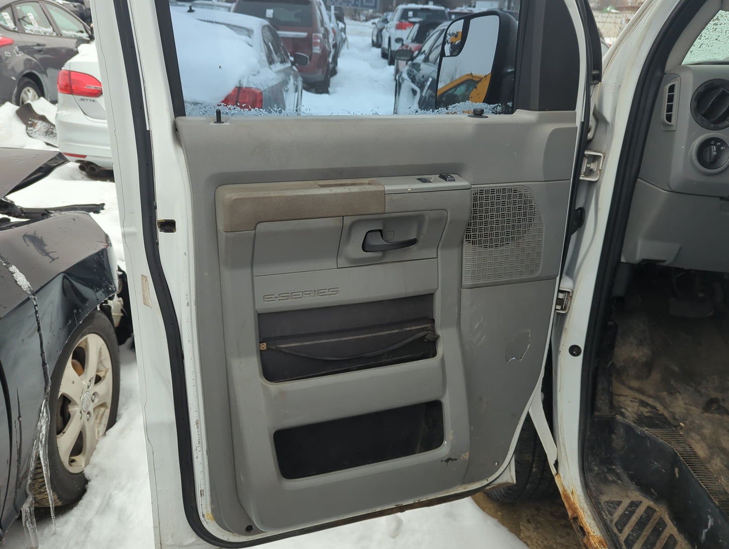 2011 Ford E-350 Super Duty Front Left Driver Interior Door Panel Trim - Oemusedautoparts1.com