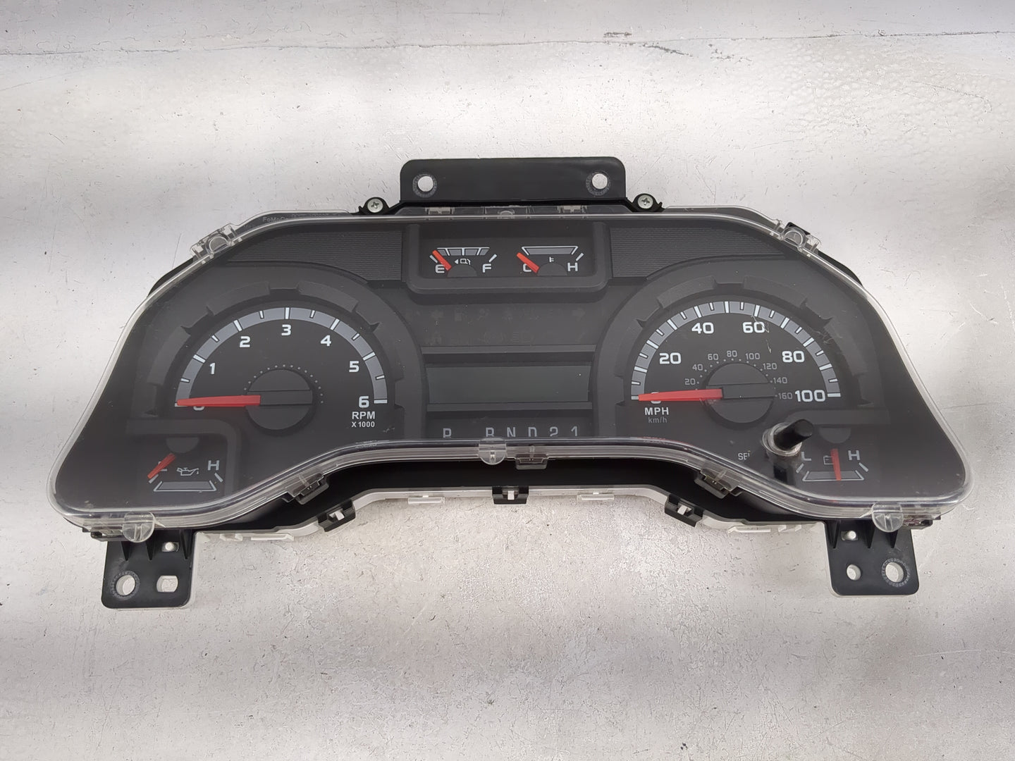 2011 Ford E150 Instrument Cluster Speedometer Gauges P/N:BC2T-10849-AD TN157550-3863 Miles: Fits OEM Used Auto Parts - Oemus
