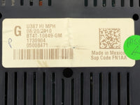 2011 Ford Edge Instrument Cluster Speedometer Gauges P/N:BT4T-10849-GM Fits OEM Used Auto Parts - Oemusedautoparts1.com