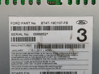 2011 Ford Edge Radio AM FM Cd Player Receiver Replacement P/N:BT4T-19C107-FB OEM Used Auto Parts - Oemusedautoparts1.com
