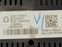 2011 Ford Edge Instrument Cluster Speedometer Gauges P/N:BT4T-10849-GP Fits OEM Used Auto Parts - Oemusedautoparts1.com