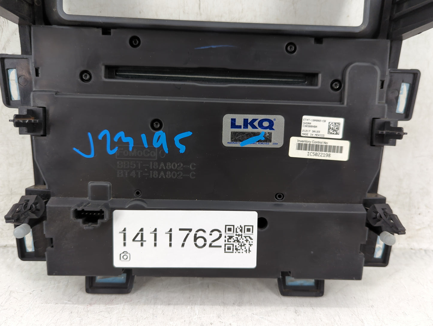 2011 Ford Edge Radio AM FM Cd Player Receiver Replacement P/N:BB5T-18A802-C Fits OEM Used Auto Parts - Oemusedautoparts1.com