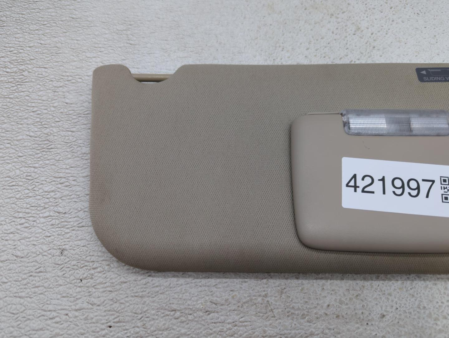 2011-2014 Ford Edge Sun Visor Shade Replacement Passenger Right Mirror Fits Fits 2011 2012 2013 2014 2015 OEM Used Auto Part