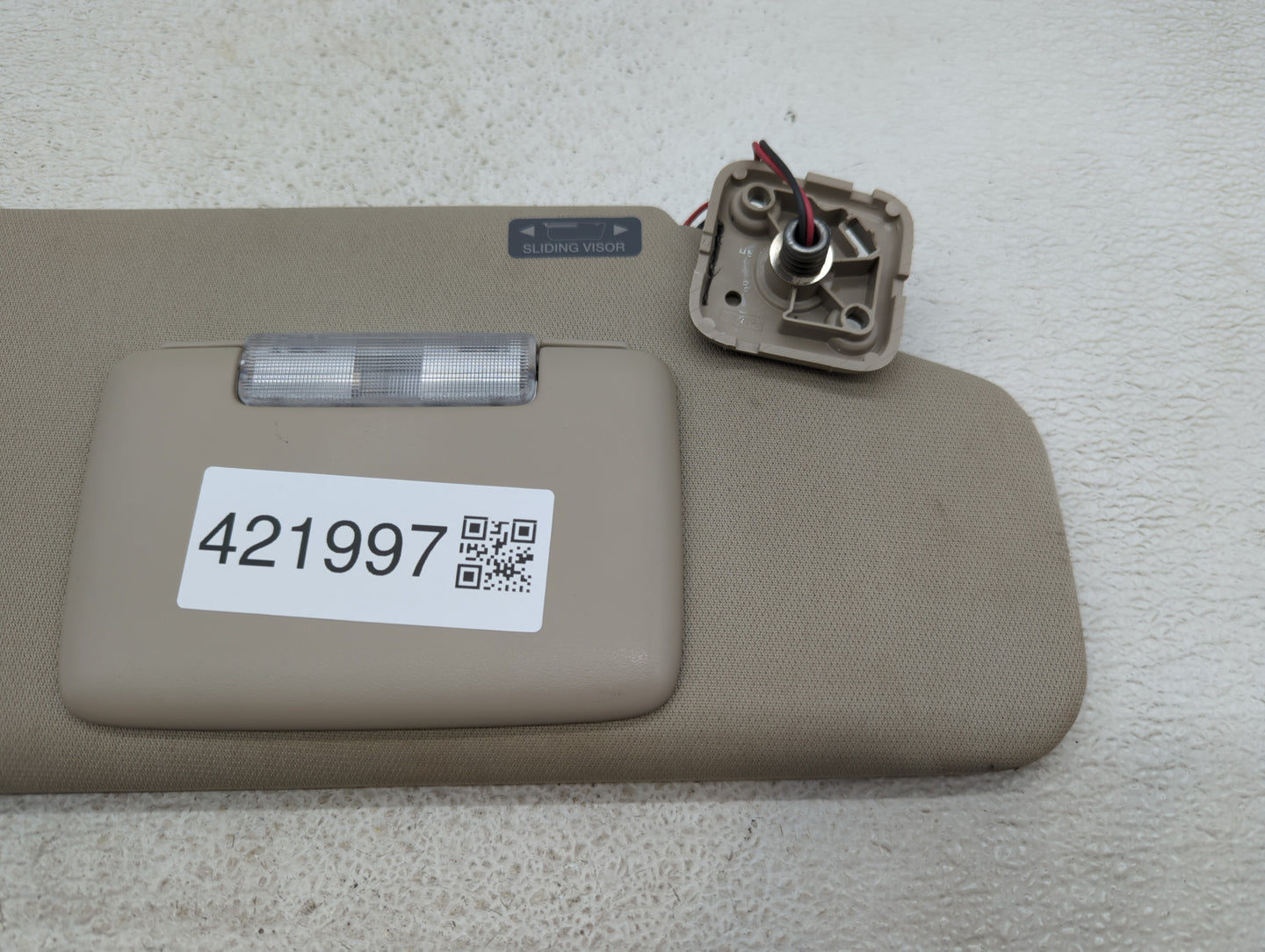 2011-2014 Ford Edge Sun Visor Shade Replacement Passenger Right Mirror Fits Fits 2011 2012 2013 2014 2015 OEM Used Auto Part