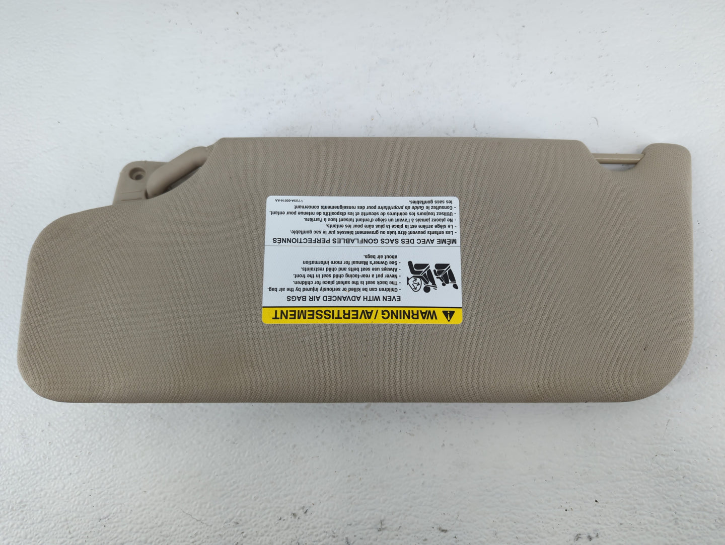 2011-2014 Ford Edge Sun Visor Shade Replacement Driver Left Mirror Fits Fits 2011 2012 2013 2014 OEM Used Auto Parts - Oemus