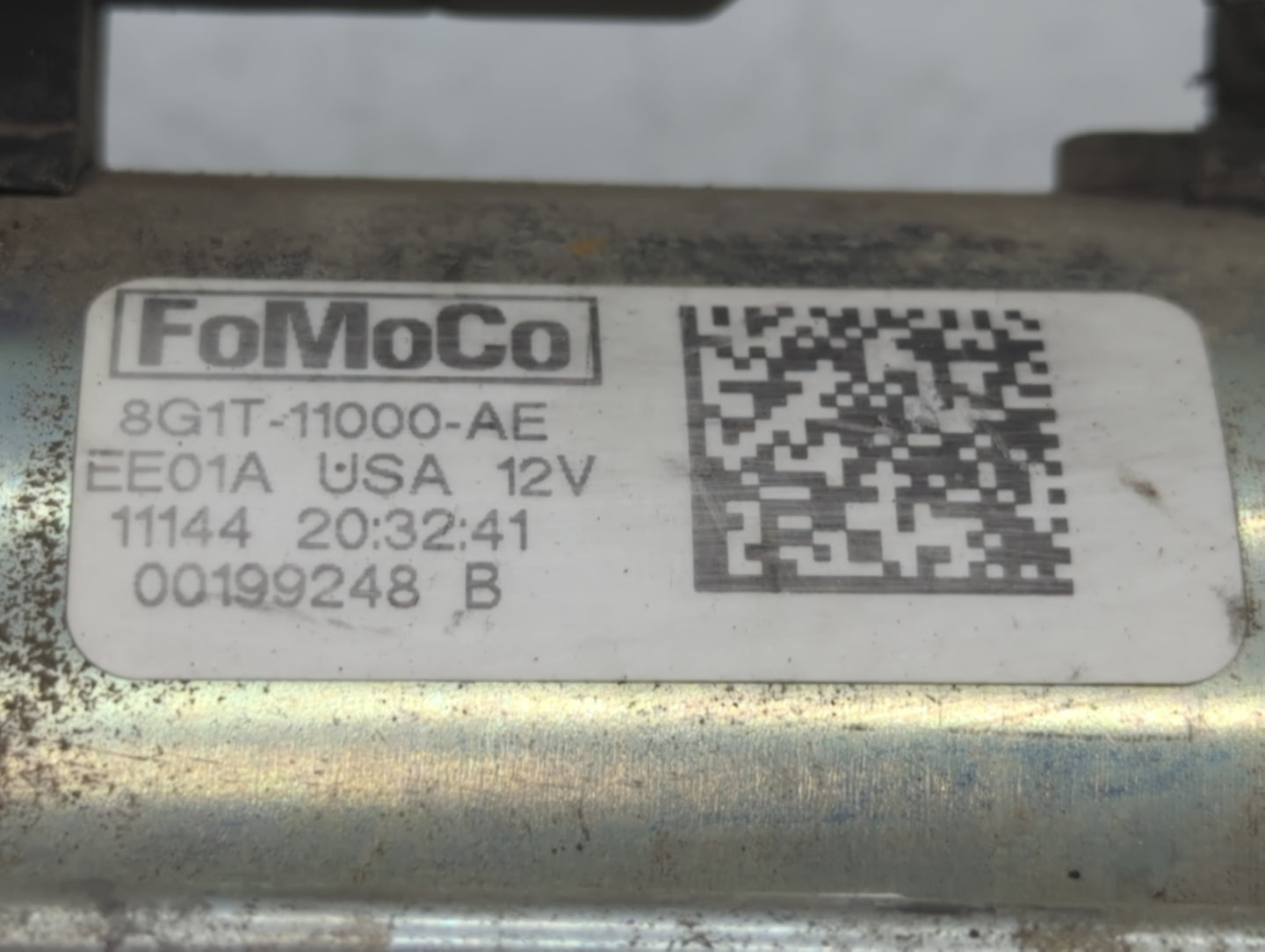 2007-2018 Ford Edge Car Starter Motor Solenoid OEM P/N:EE01A 8G1T-11000-AE Fits OEM Used Auto Parts - Oemusedautoparts1.com