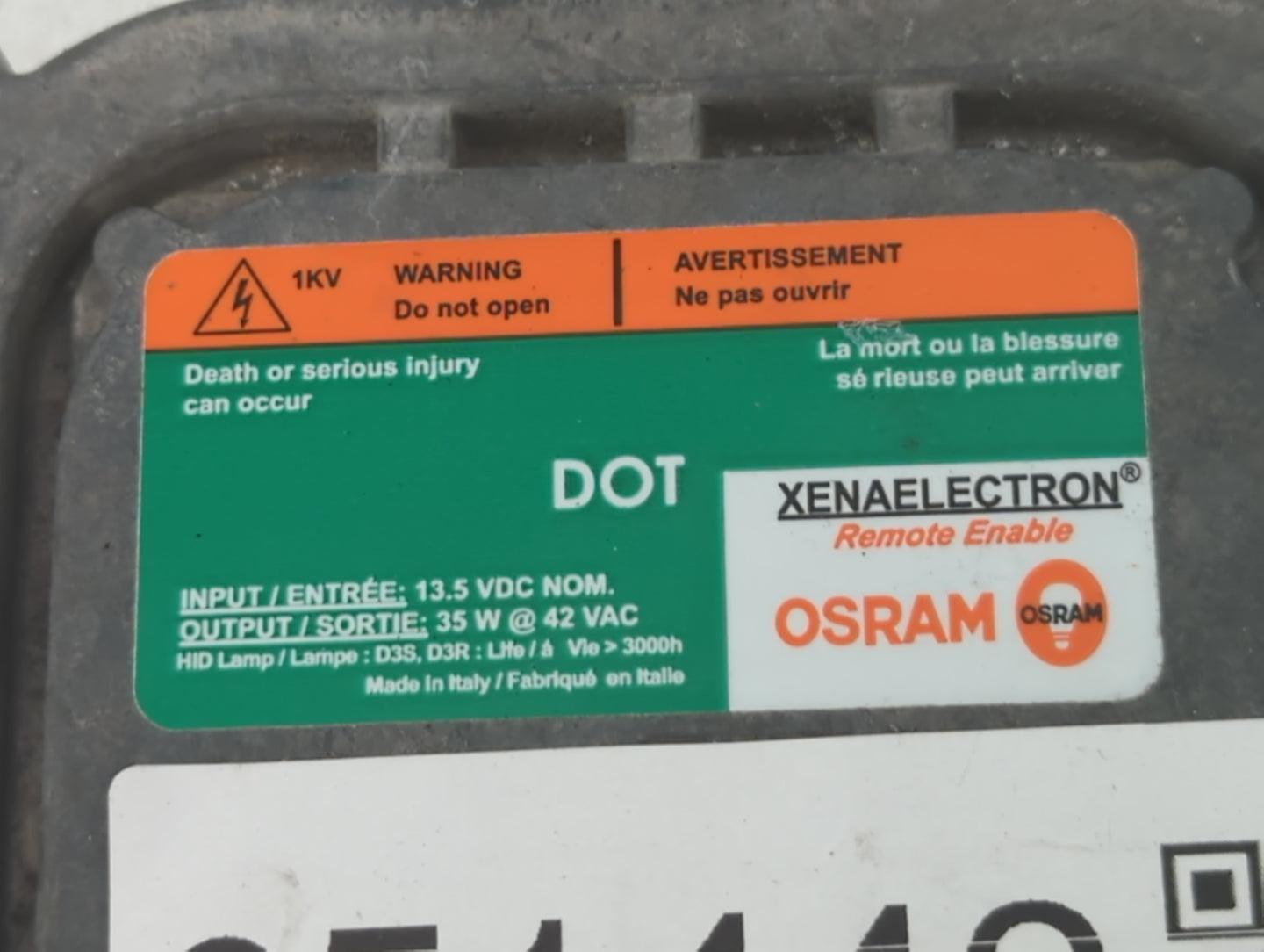 2008-2011 Ford Edge Headlight Ballast Head Light - Oemusedautoparts1.com