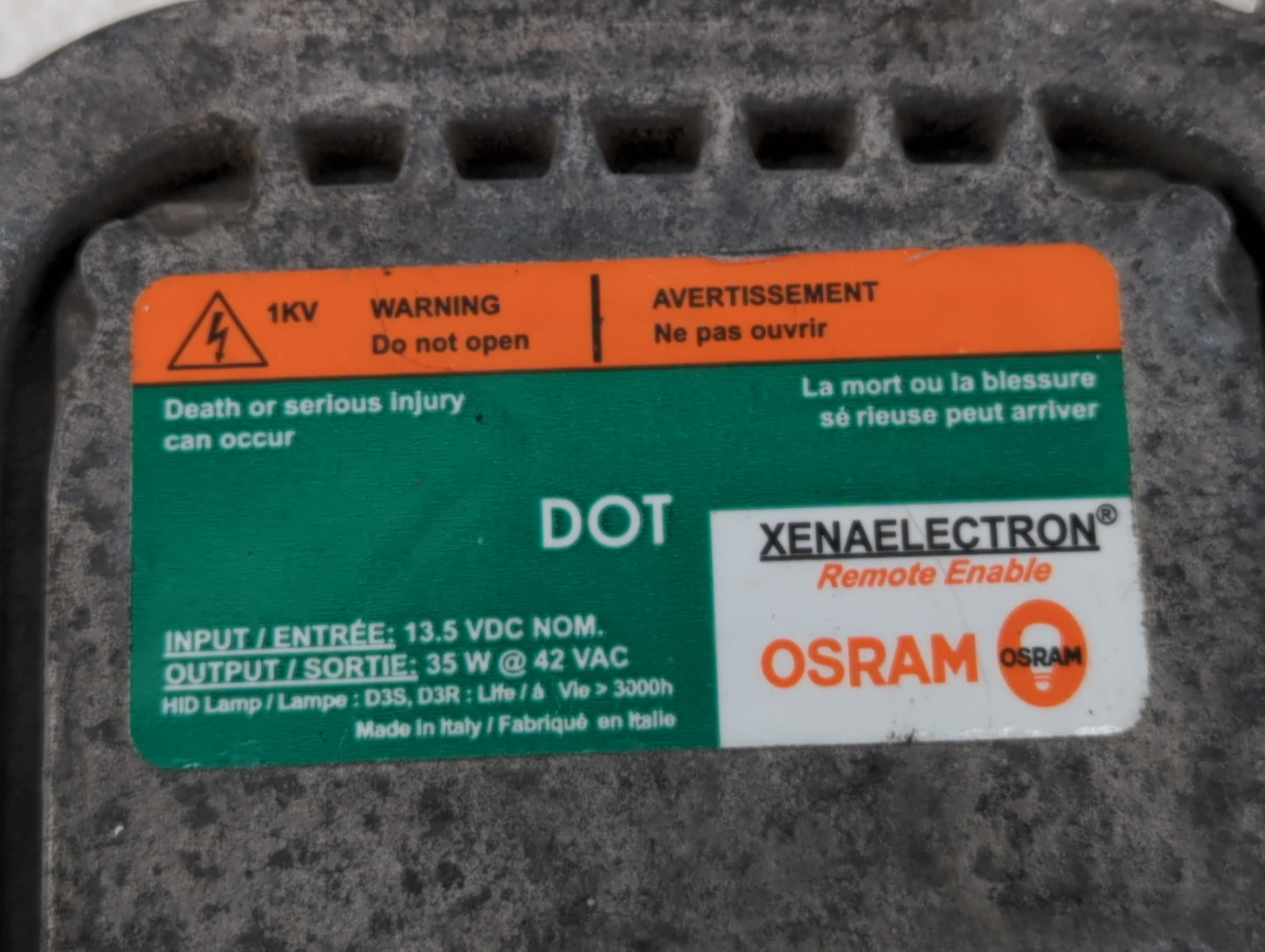 2008-2011 Ford Edge Headlight Ballast Head Light - Oemusedautoparts1.com