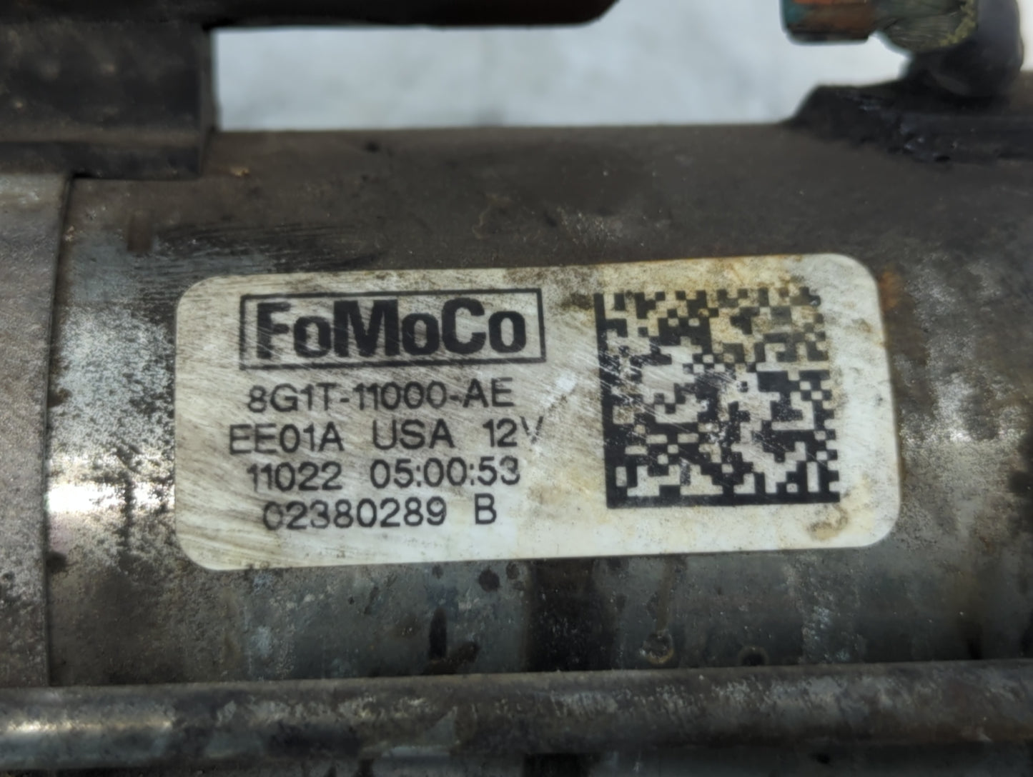 2011 Ford Edge Car Starter Motor Solenoid OEM P/N:8G1T-11000-AE Fits OEM Used Auto Parts - Oemusedautoparts1.com