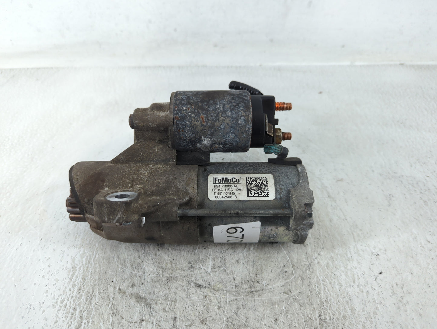 2007-2018 Ford Edge Car Starter Motor Solenoid OEM P/N:8G1T-11000-AE Fits OEM Used Auto Parts - Oemusedautoparts1.com