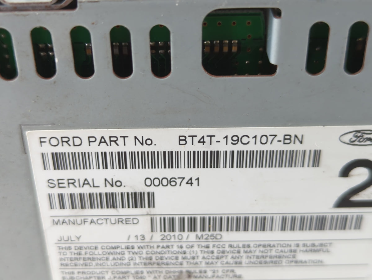 2011-2011 Ford Edge Am Fm Cd Player Radio Receiver 720109 - Oemusedautoparts1.com