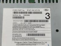 2011 Ford Edge Radio AM FM Cd Player Receiver Replacement P/N:BT4T-19C107-FB Fits OEM Used Auto Parts - Oemusedautoparts1.co