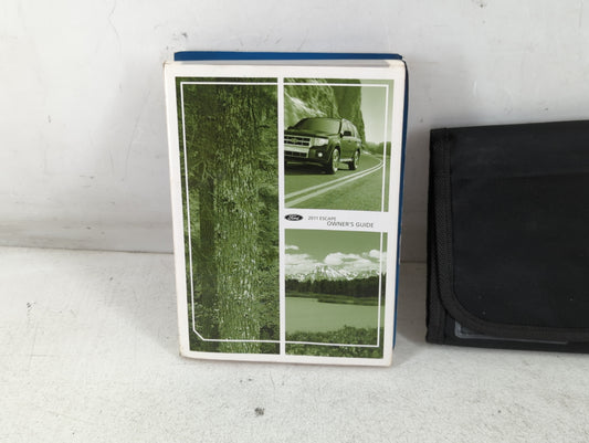 2011 Ford Escape Owners Manual Book Guide P/N:BL8J 19A321 AB OEM Used Auto Parts