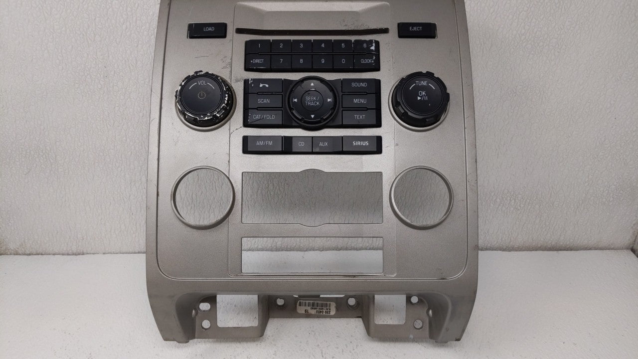 2009-2012 Ford Escape Am Fm Cd Player Radio Receiver - Oemusedautoparts1.com