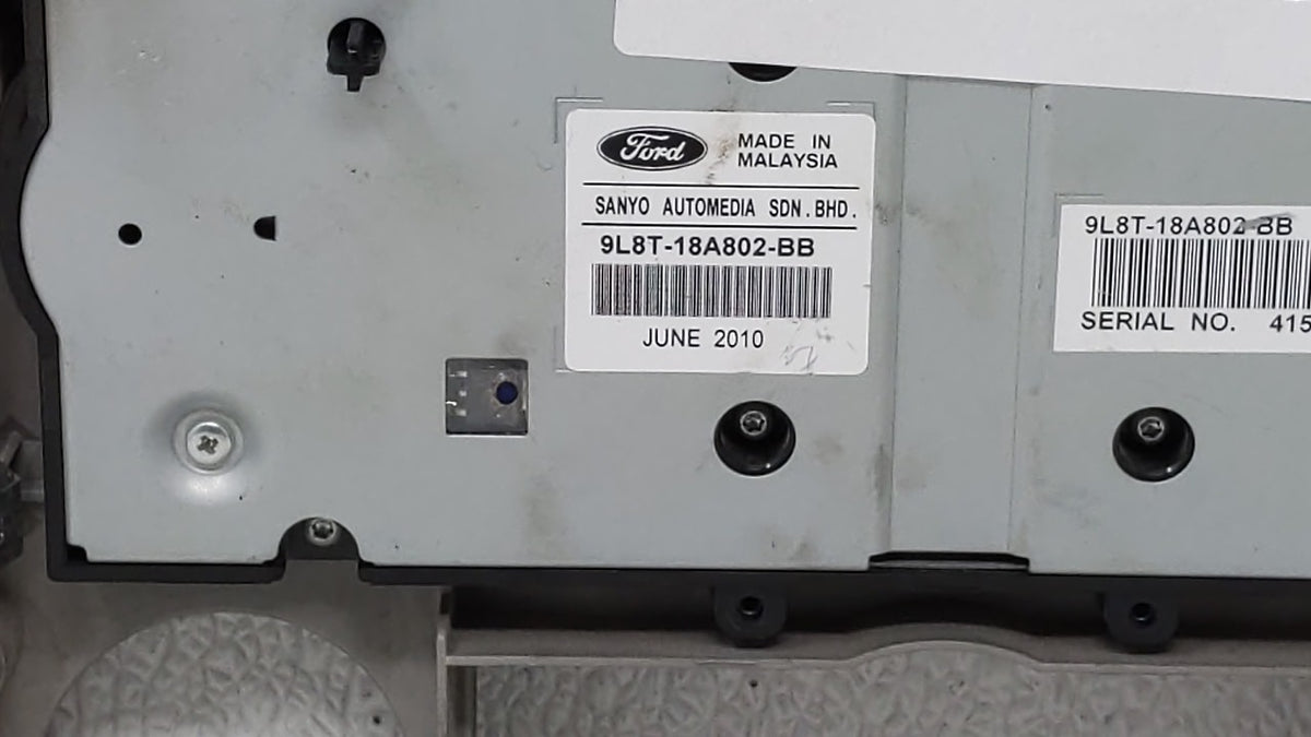 2009-2012 Ford Escape Am Fm Cd Player Radio Receiver 109256 - Oemusedautoparts1.com