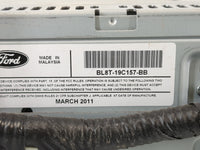 2011-2012 Ford Escape Radio AM FM Cd Player Receiver Replacement P/N:BL8T-19C157-BB Fits Fits 2011 2012 OEM Used Auto Parts 