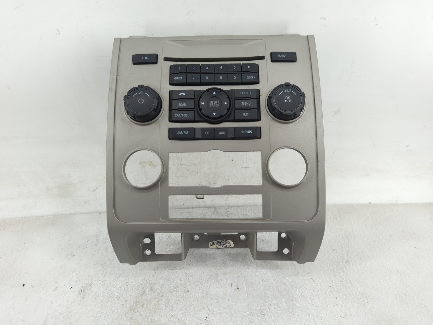 2009-2012 Ford Escape Radio AM FM Cd Player Receiver Replacement P/N:9L8T-18A802-BB Fits Fits 2009 2010 2011 2012 OEM Used A