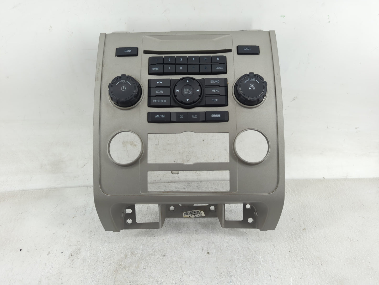 2009-2012 Ford Escape Radio AM FM Cd Player Receiver Replacement P/N:9L8T-18A802-BB Fits Fits 2009 2010 2011 2012 OEM Used A