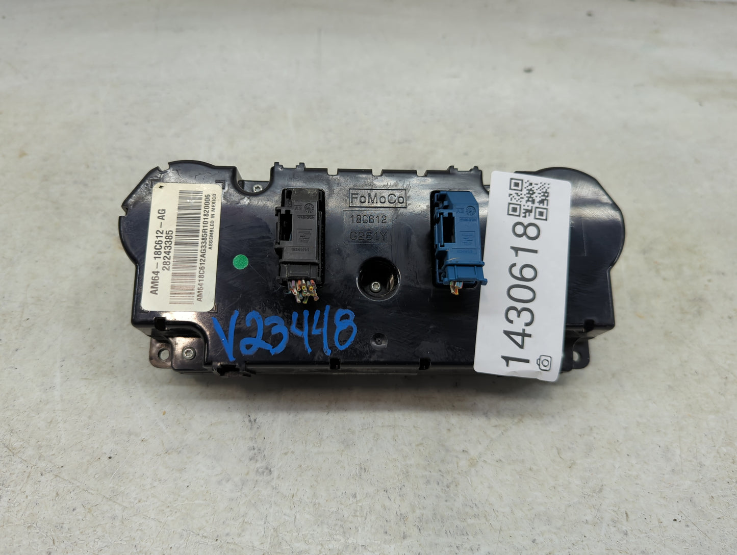 2010-2012 Ford Escape Climate Control Module Temperature AC/Heater Replacement P/N:AM64-18C612-AG Fits Fits 2010 2011 2012 O