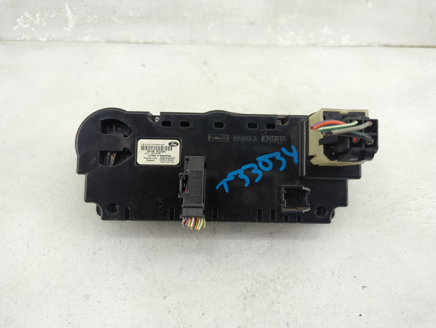 2010-2012 Ford Escape Climate Control Module Temperature AC/Heater Replacement P/N:AL84-19980-BB Fits Fits 2010 2011 2012 OE