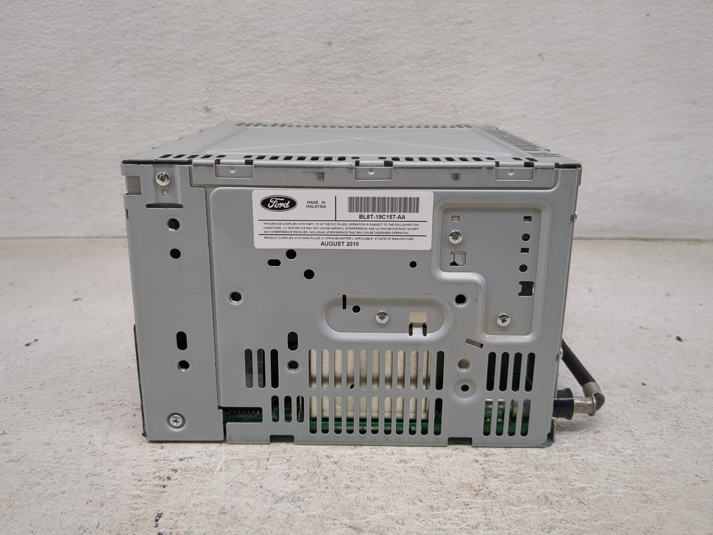 2011-2012 Ford Escape Radio AM FM Cd Player Receiver Replacement P/N:BL8T-19C157-AA BL8T19C157AA Fits Fits 2011 2012 OEM Use