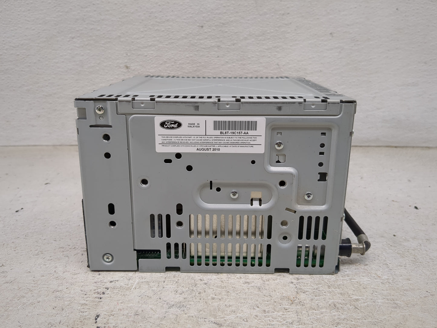 2011-2012 Ford Escape Radio AM FM Cd Player Receiver Replacement P/N:BL8T-19C157-AA BL8T19C157AA Fits Fits 2011 2012 OEM Use