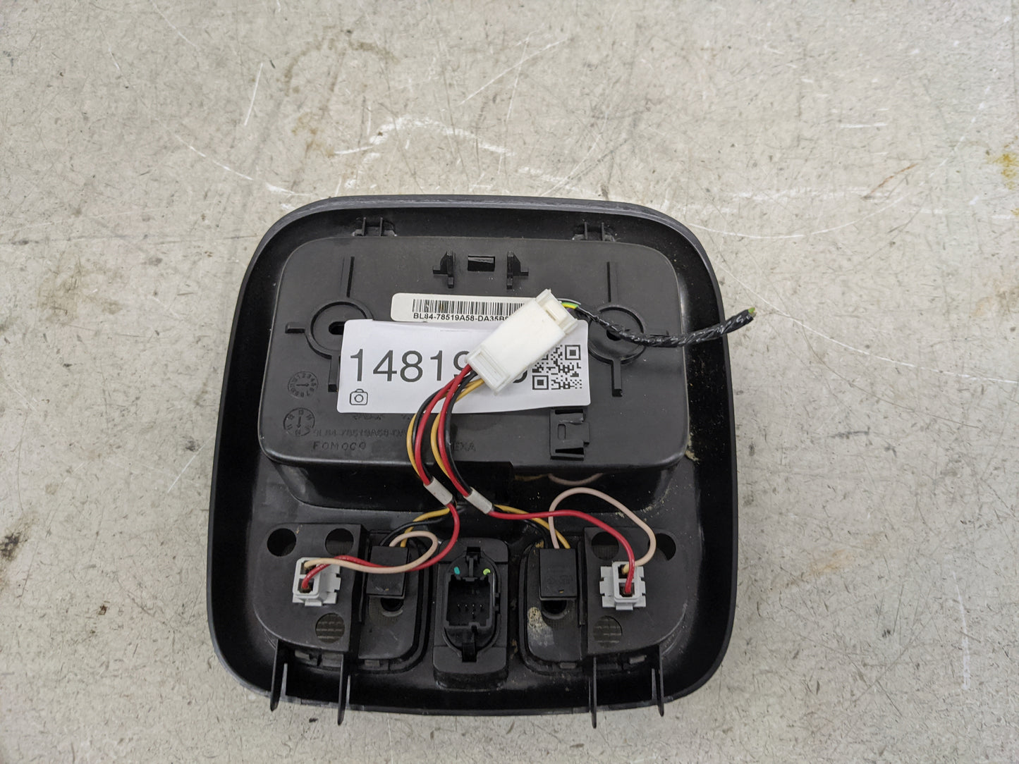 2009-2012 Ford Escape Overhead Roof Console Black - Oemusedautoparts1.com