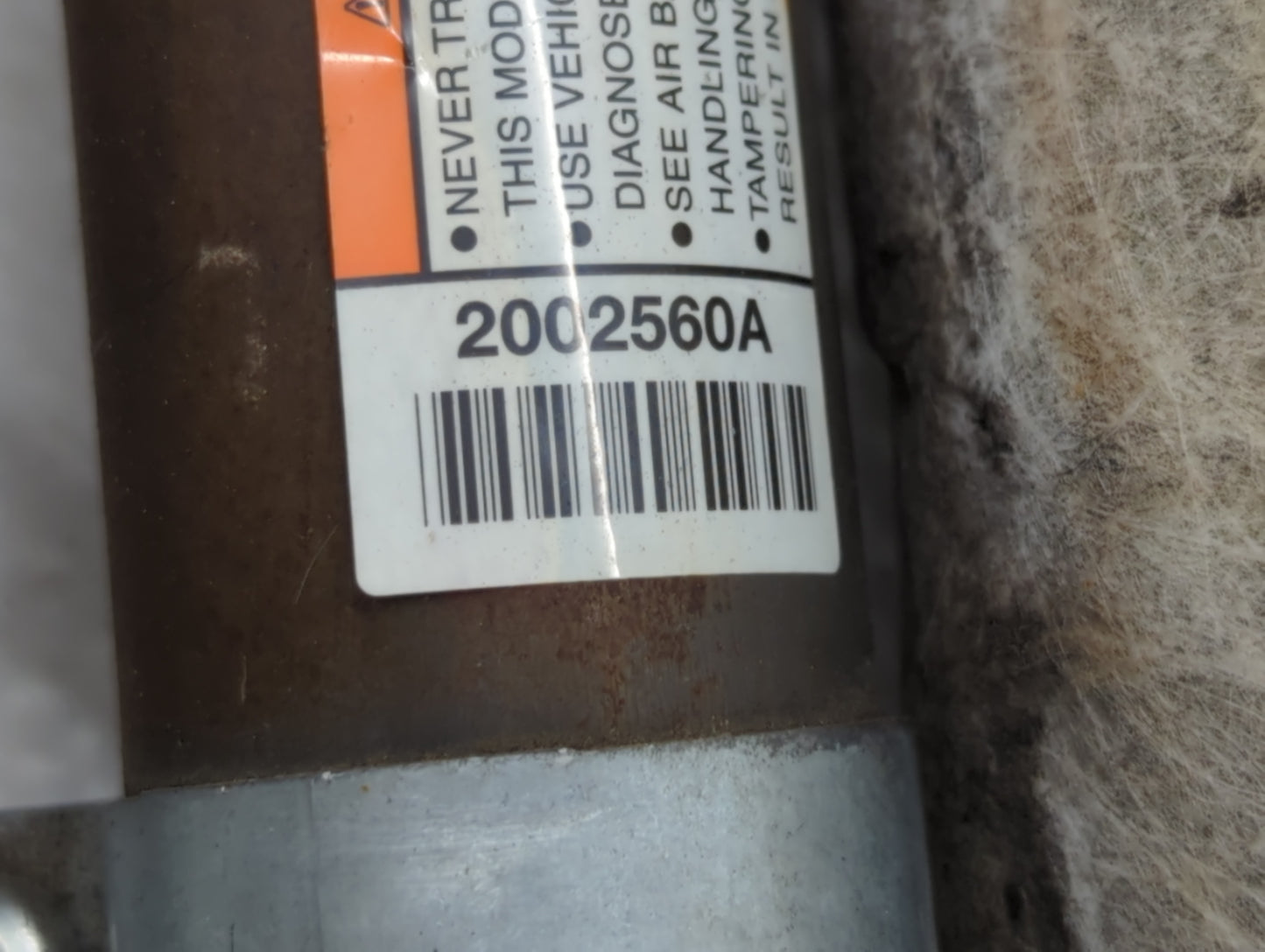 2010-2012 Ford Escape Air Bag Driver Left Steering Wheel Mounted P/N:2002560A Fits Fits 2010 2011 2012 OEM Used Auto Parts -