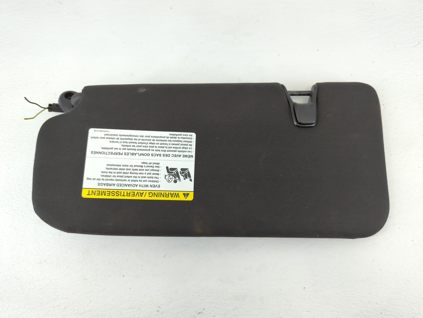 2010-2012 Ford Escape Sun Visor Shade Replacement Passenger Right Mirror Fits Fits 2010 2011 2012 OEM Used Auto Parts - Oemu