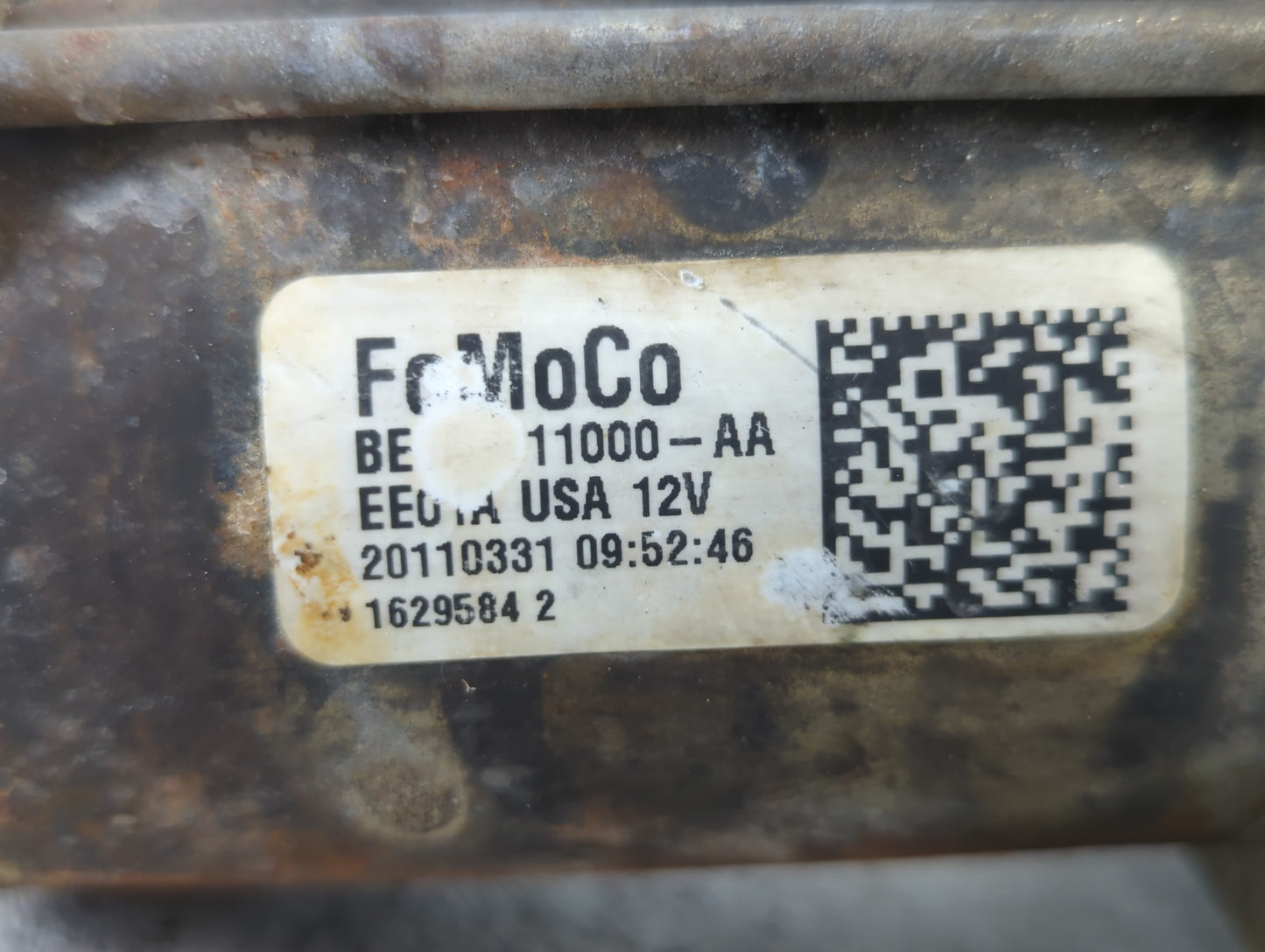 2011-2012 Ford Escape Car Starter Motor Solenoid OEM P/N:BE 11000-AA Fits Fits 2010 2011 2012 OEM Used Auto Parts - Oemuseda