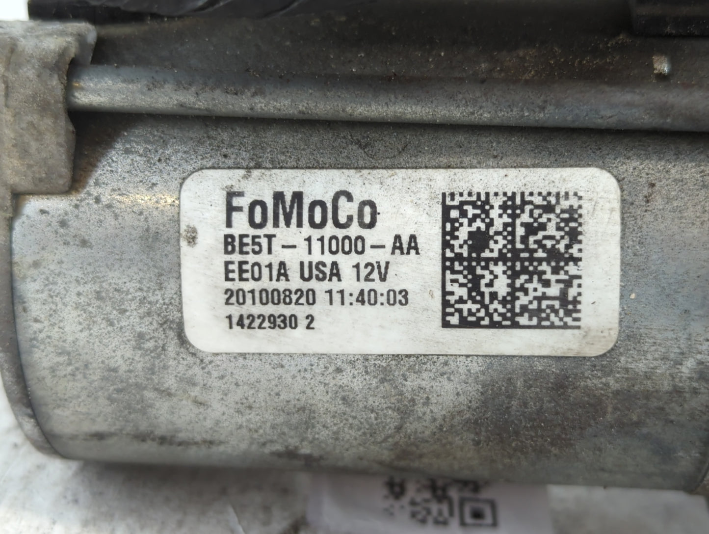 2011-2012 Ford Escape Car Starter Motor Solenoid OEM P/N:BE5T-11000-AA Fits Fits 2010 2011 2012 OEM Used Auto Parts - Oemuse