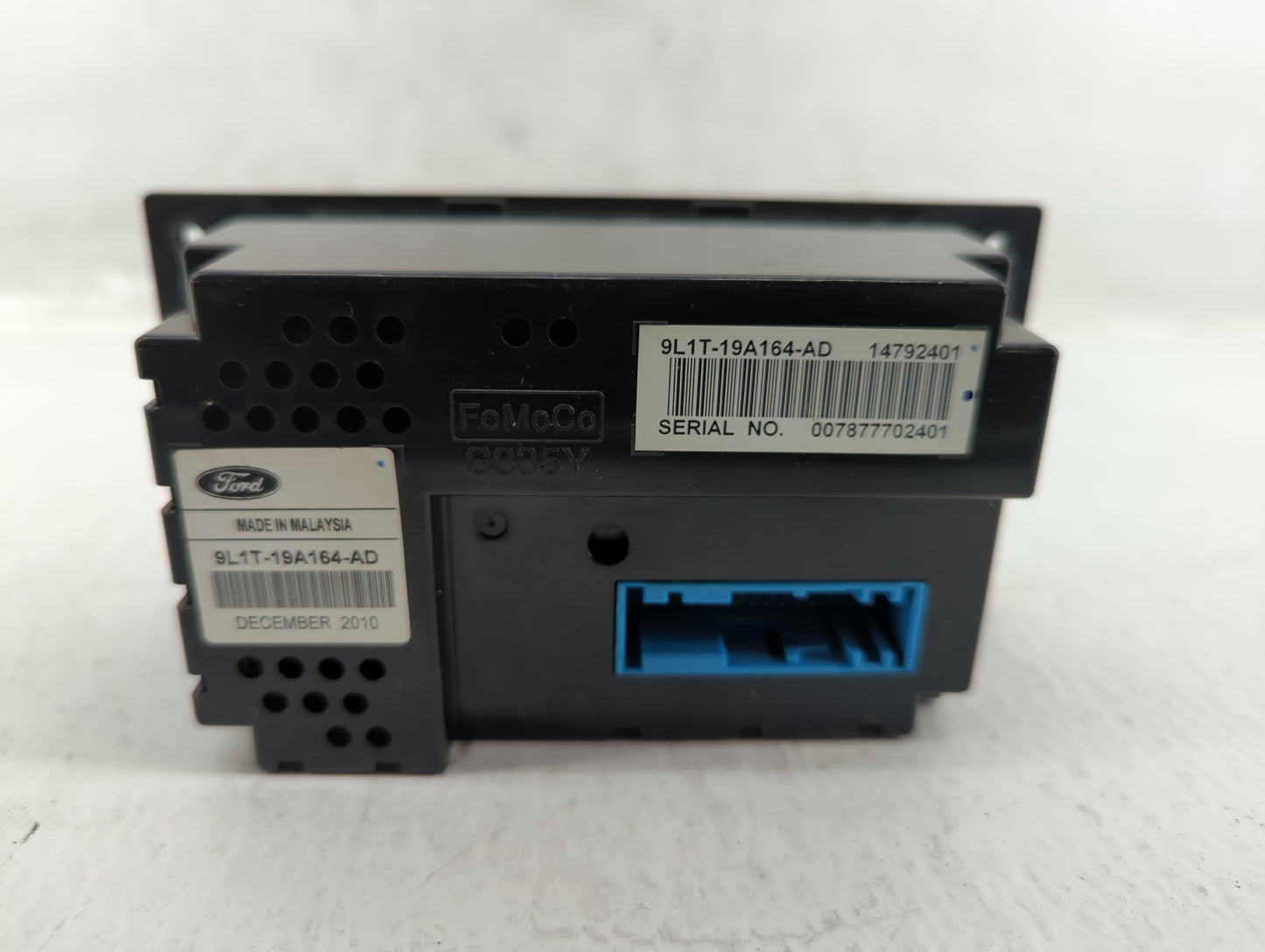 2011 Ford Expedition Radio AM FM Cd Player Receiver Replacement P/N:9L1T-19A164-AD Fits OEM Used Auto Parts - Oemusedautopar