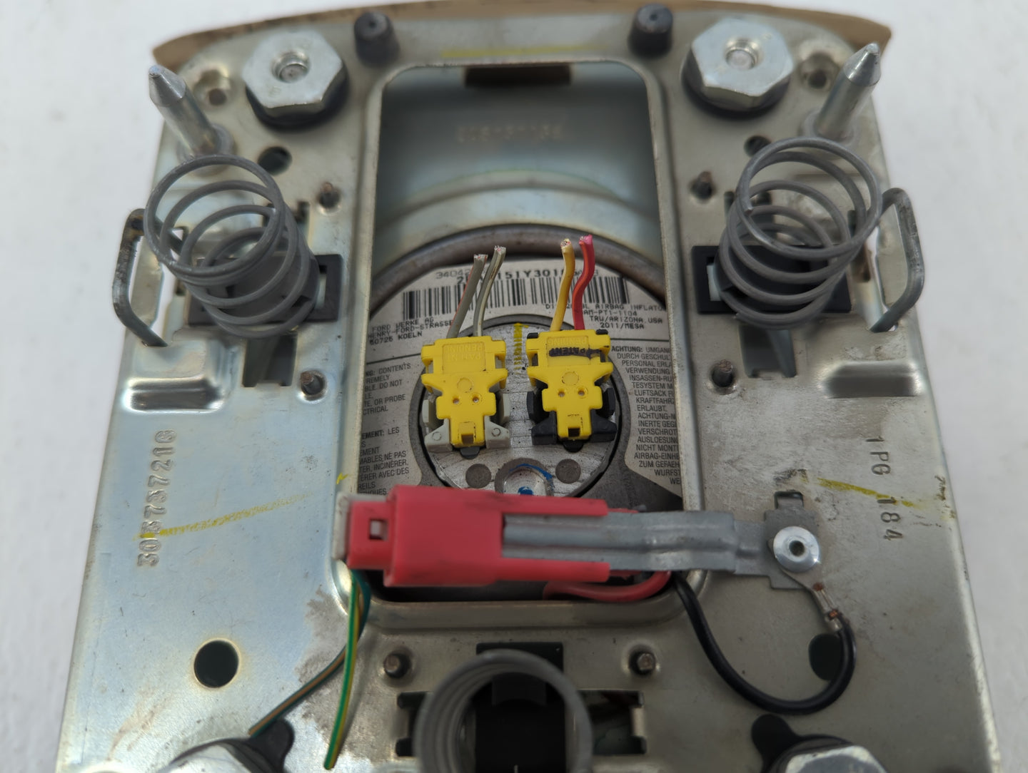 2011 Ford Expedition Air Bag Driver Left Steering Wheel Mounted P/N:8L1478043B13AC34T1 8111159Z2C458 Fits OEM Used Auto Part