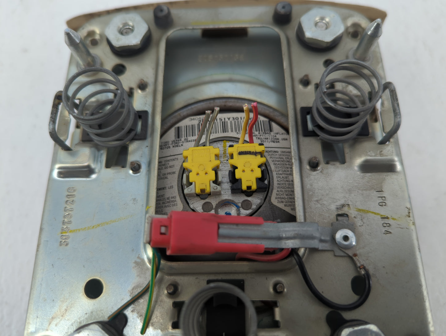 2011 Ford Expedition Air Bag Driver Left Steering Wheel Mounted P/N:8L1478043B13AC34T1 8111159Z2C458 Fits OEM Used Auto Part