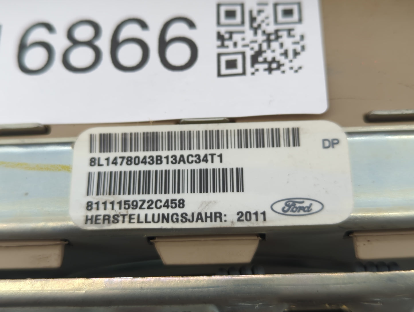 2011 Ford Expedition Air Bag Driver Left Steering Wheel Mounted P/N:8L1478043B13AC34T1 8111159Z2C458 Fits OEM Used Auto Part
