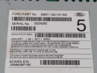 2011 Ford Explorer Radio AM FM Cd Player Receiver Replacement P/N:BB5T-19C107-BS Fits OEM Used Auto Parts - Oemusedautoparts