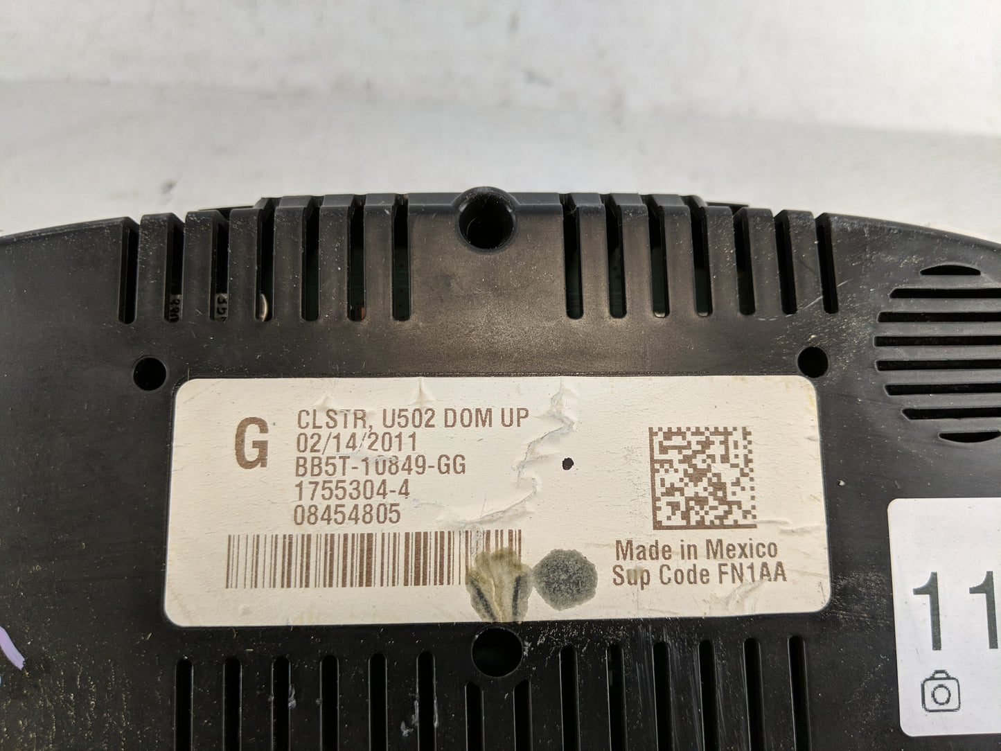 2011 Ford Explorer Instrument Cluster Speedometer Gauges P/N:BB5T-10849-GG Fits OEM Used Auto Parts - Oemusedautoparts1.com