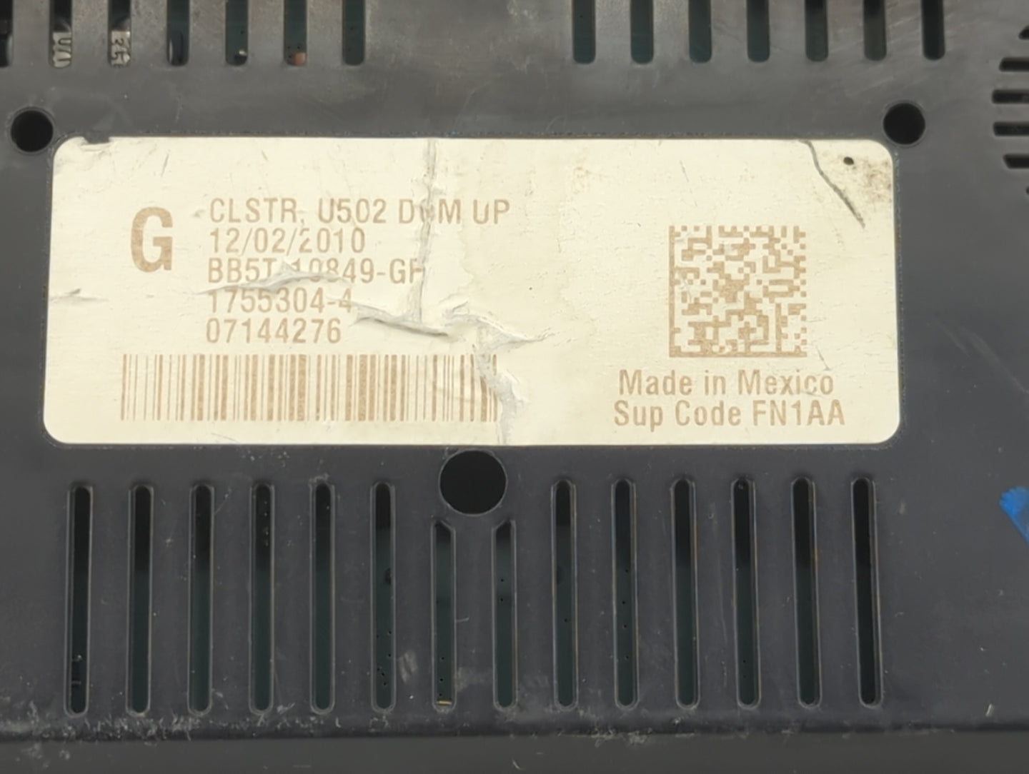 2011 Ford Explorer Instrument Cluster Speedometer Gauges P/N:BB5T-10849-GF Fits OEM Used Auto Parts - Oemusedautoparts1.com