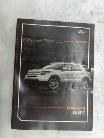 2011 Ford Explorer Owners Manual Book Guide P/N:BL2J19A321AB BL2J 19A321 AB OEM Used Auto Parts - Oemusedautoparts1.com