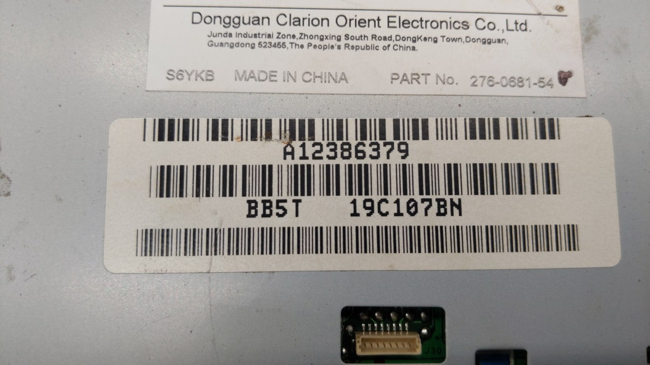 2011 Ford Explorer Radio AM FM Cd Player Receiver Replacement Fits OEM Used Auto Parts - Oemusedautoparts1.com