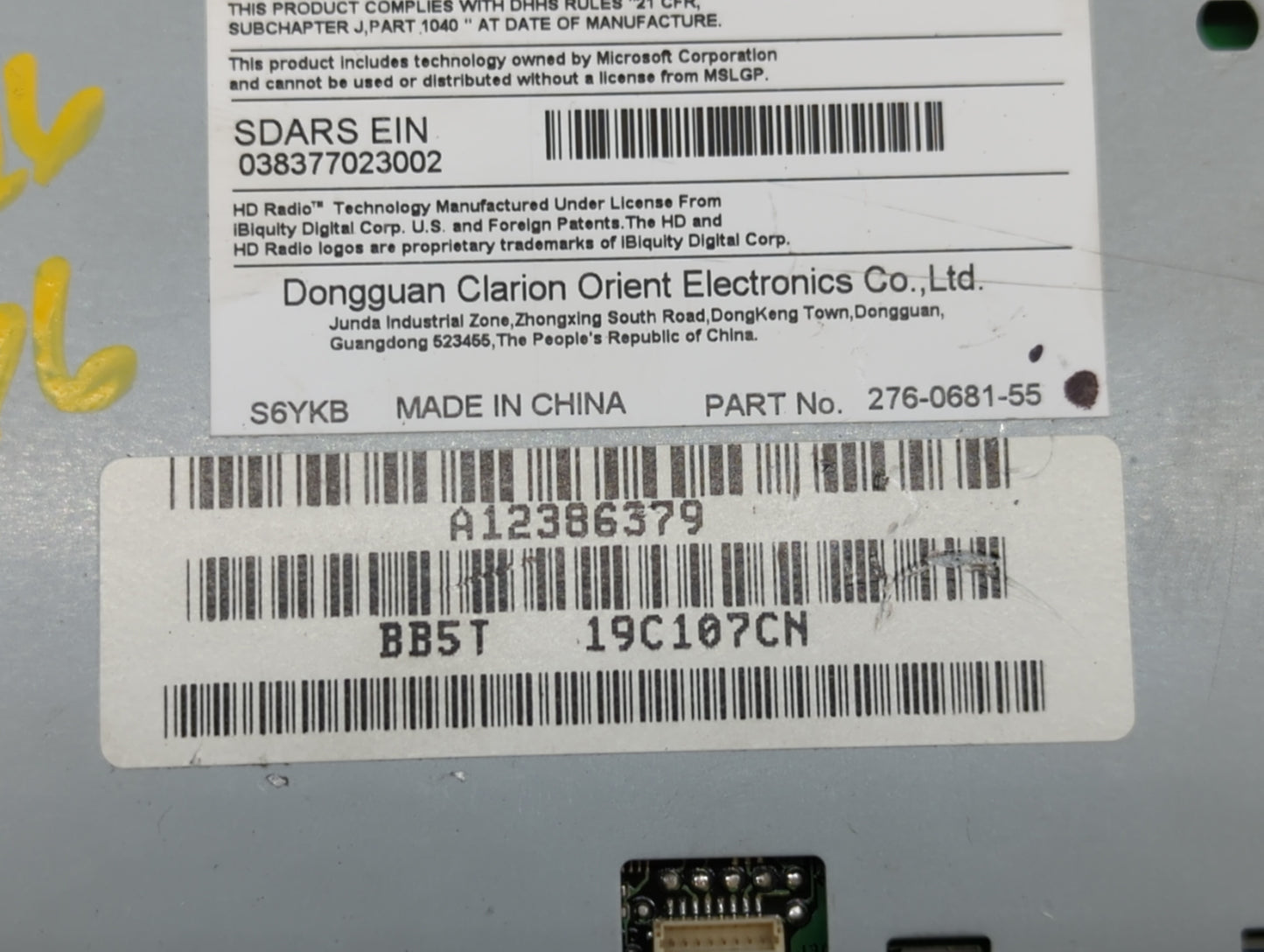 2011-2011 Ford Explorer Am Fm Cd Player Radio Receiver - Oemusedautoparts1.com