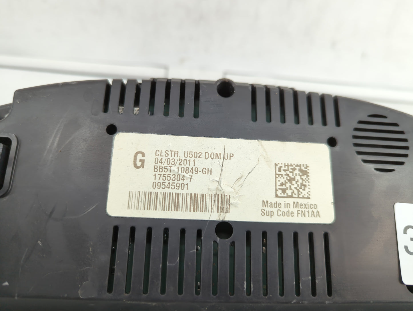 2011 Ford Explorer Instrument Cluster Speedometer Gauges P/N:BB5T-10849-GH 1755304-7, BB5T-10849-GG Fits OEM Used Auto Parts