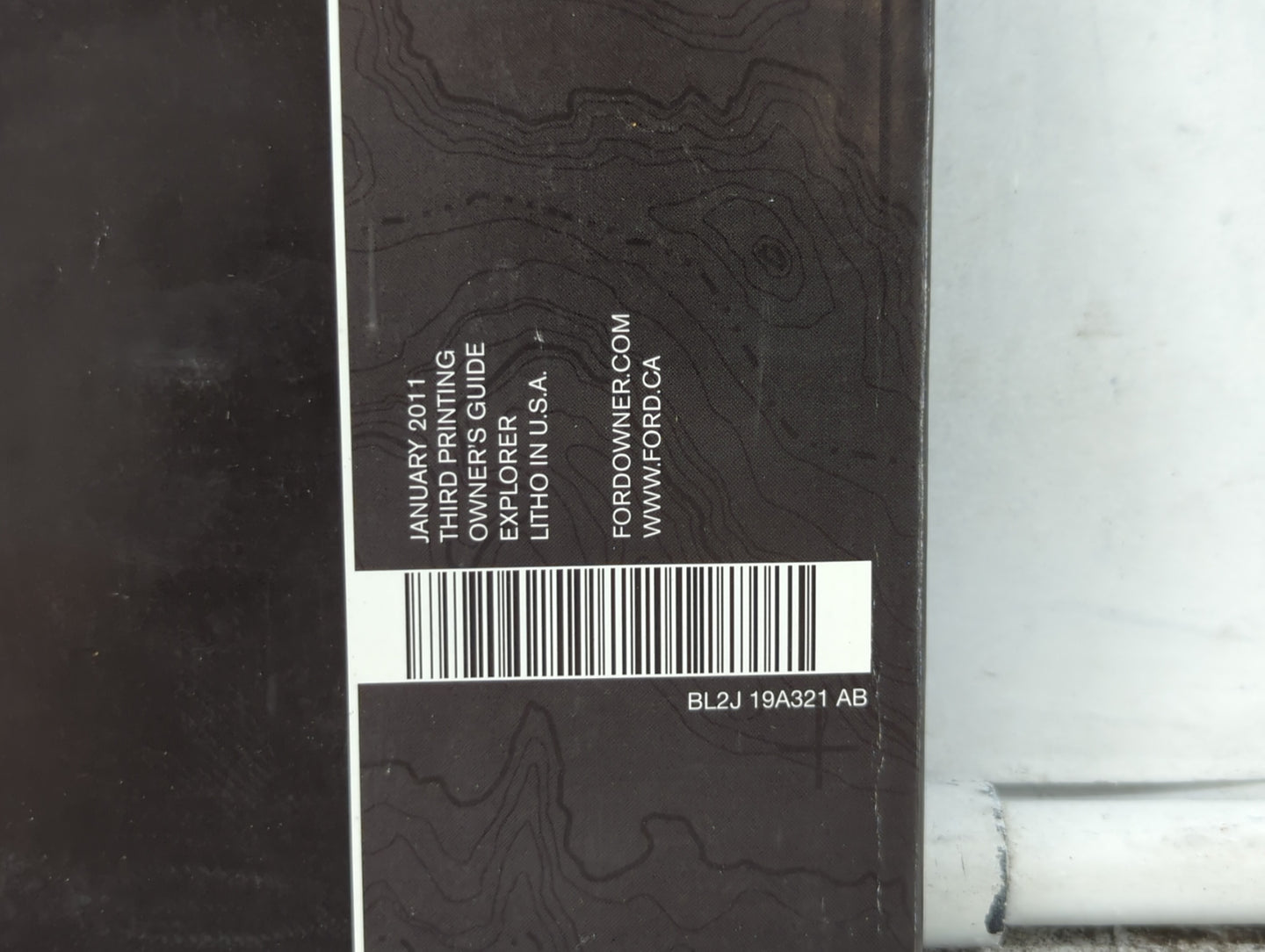 2011 Ford Explorer Owners Manual Book Guide OEM Used Auto Parts - Oemusedautoparts1.com