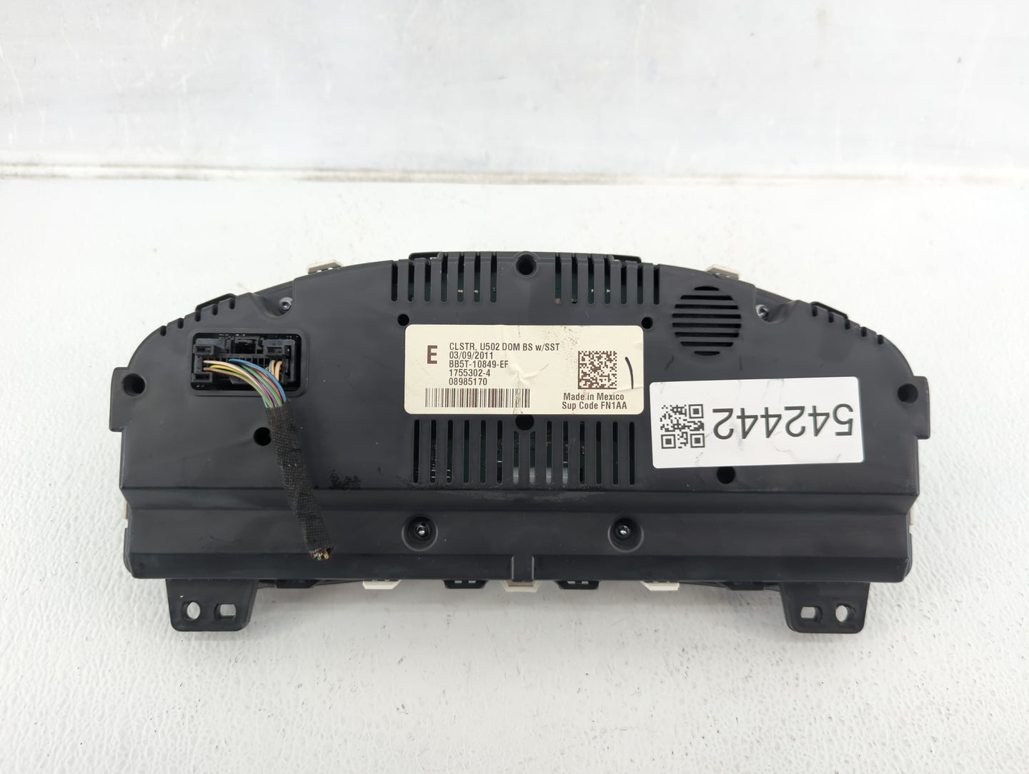 2011 Ford Explorer Instrument Cluster Speedometer Gauges P/N:BB5T-10849-EF Fits OEM Used Auto Parts - Oemusedautoparts1.com