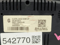 2011 Ford Explorer Instrument Cluster Speedometer Gauges P/N:BB5T-10849-GH BB5T-10849-GG Fits OEM Used Auto Parts - Oemuseda